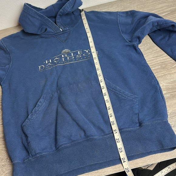 Harley Davidson Blue Women’s Hoodie - Picture 7 of 8
